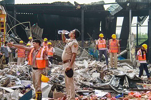 Blast at a factory in Gurugram